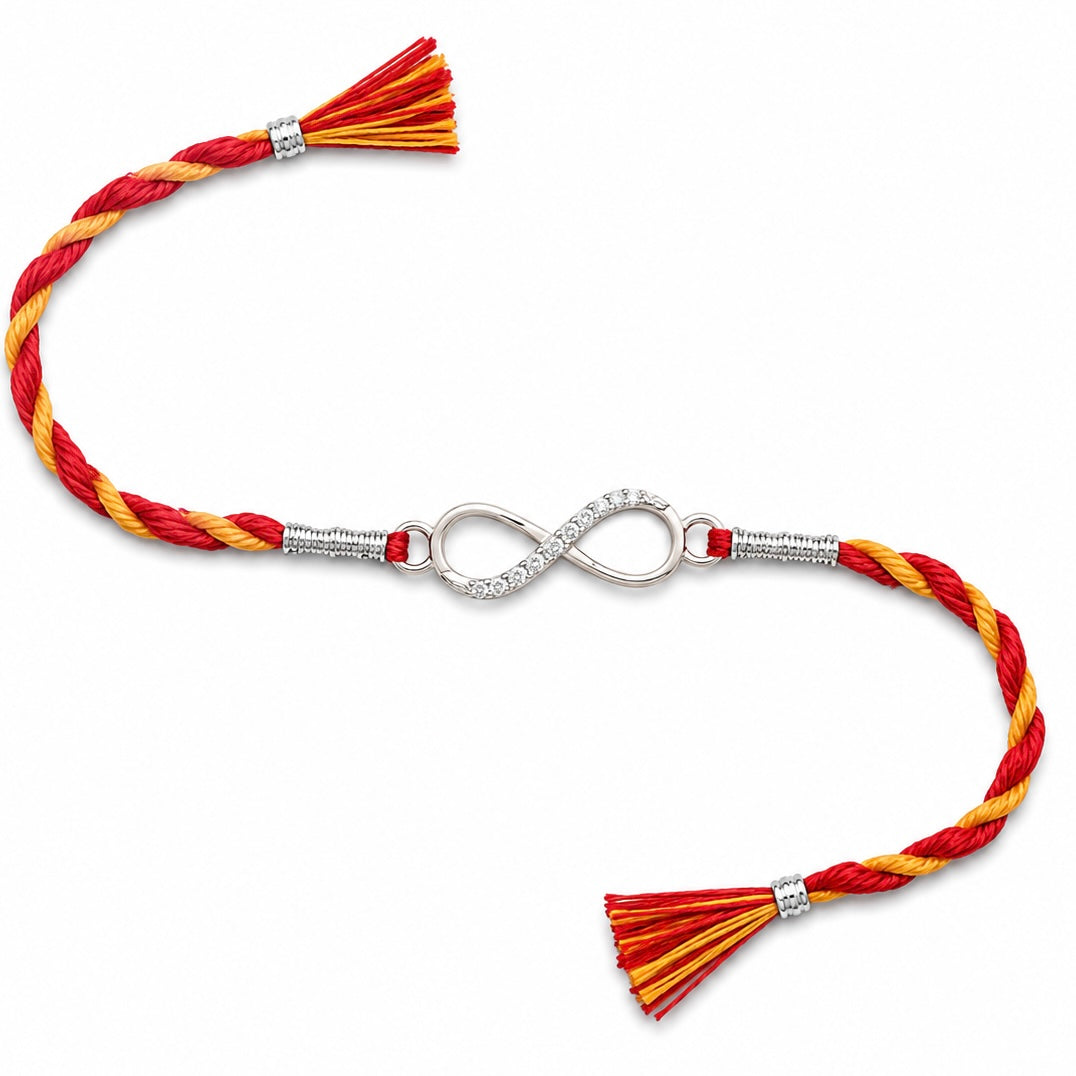 Infinity 925 Silver Rakhi