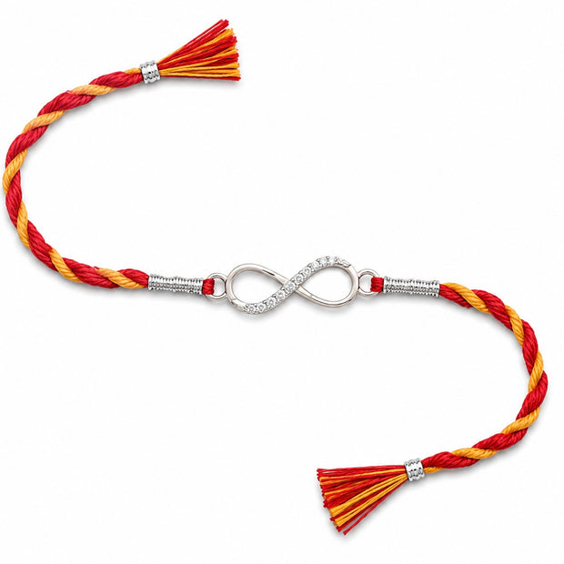 Infinity 925 Silver Rakhi