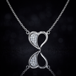 Open Heart CZ Pendant Necklace
