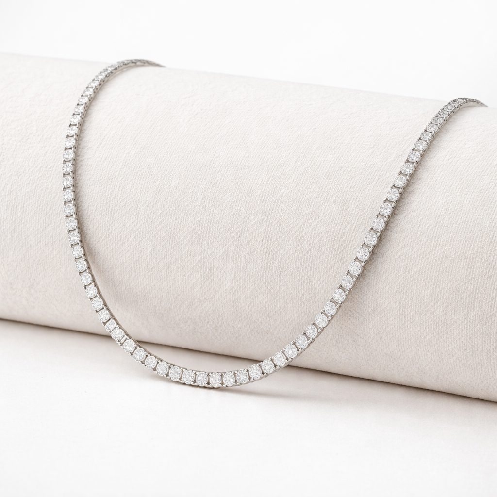 Classic Tennis Chain Necklace
