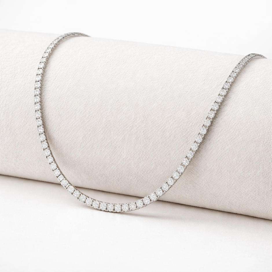 Classic Tennis Chain Necklace