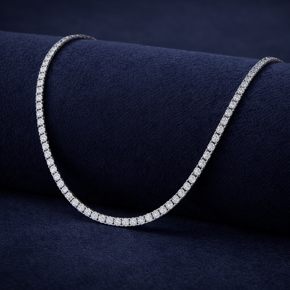 Classic Tennis Chain Necklace