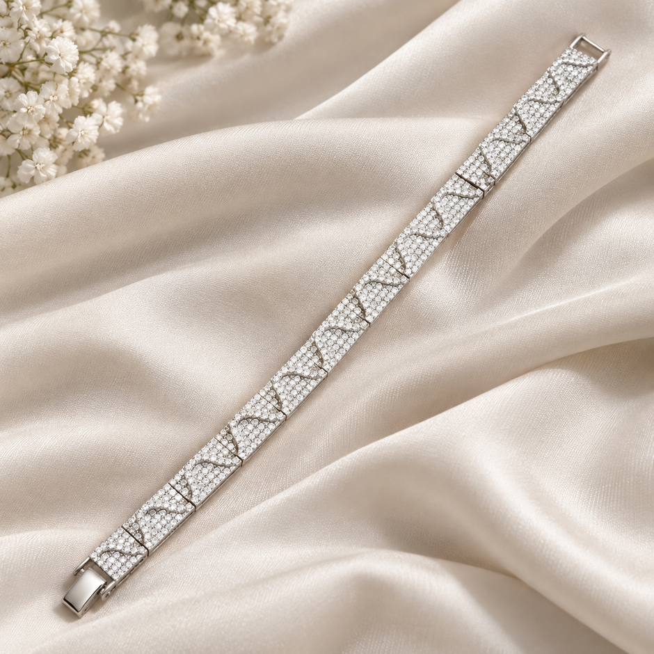 Iced Out Tennis Bracelet
