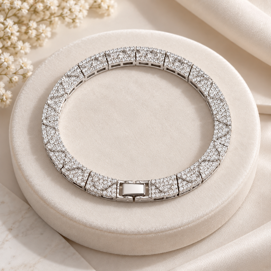 Iced Out Tennis Bracelet