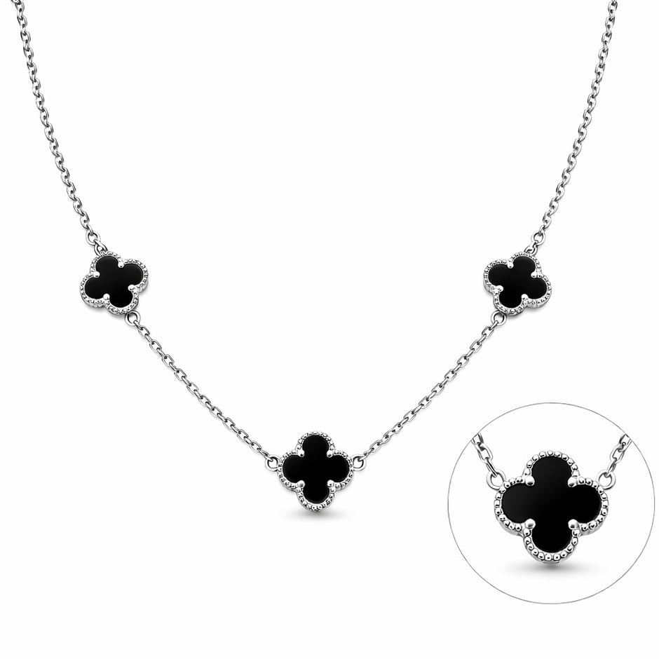 Black Clover Station Pendant Necklace