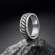 Braided Celtic Heritage Statement Band