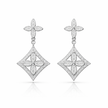Elegant Floral Drop Earrings Design