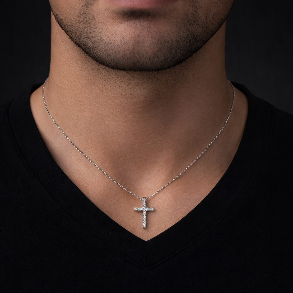Religious Cross Pendant Necklace