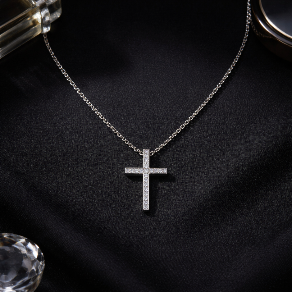 Religious Cross Pendant Necklace