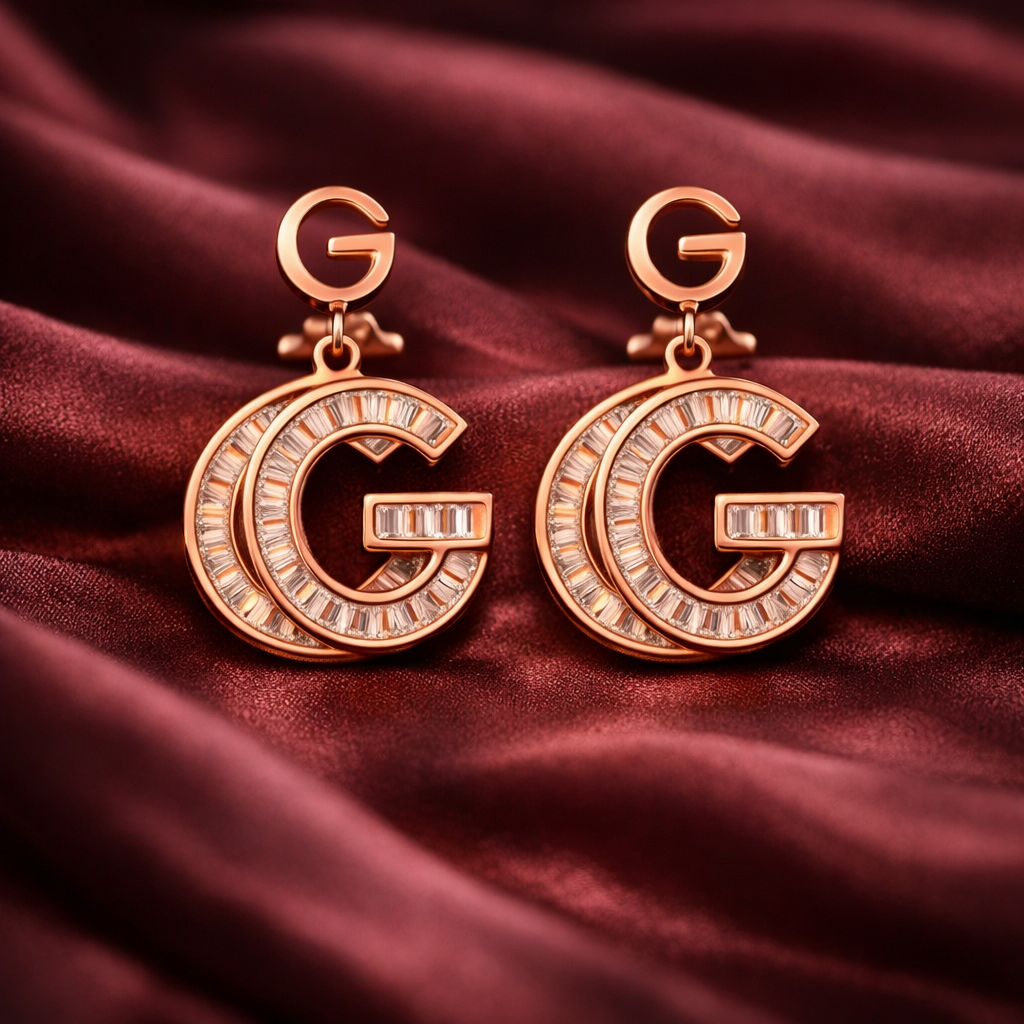 Stylish Alphabet G Drop Earrings