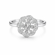Vintage Floral Halo Ring