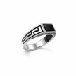 Grecian Path Onyx Ring