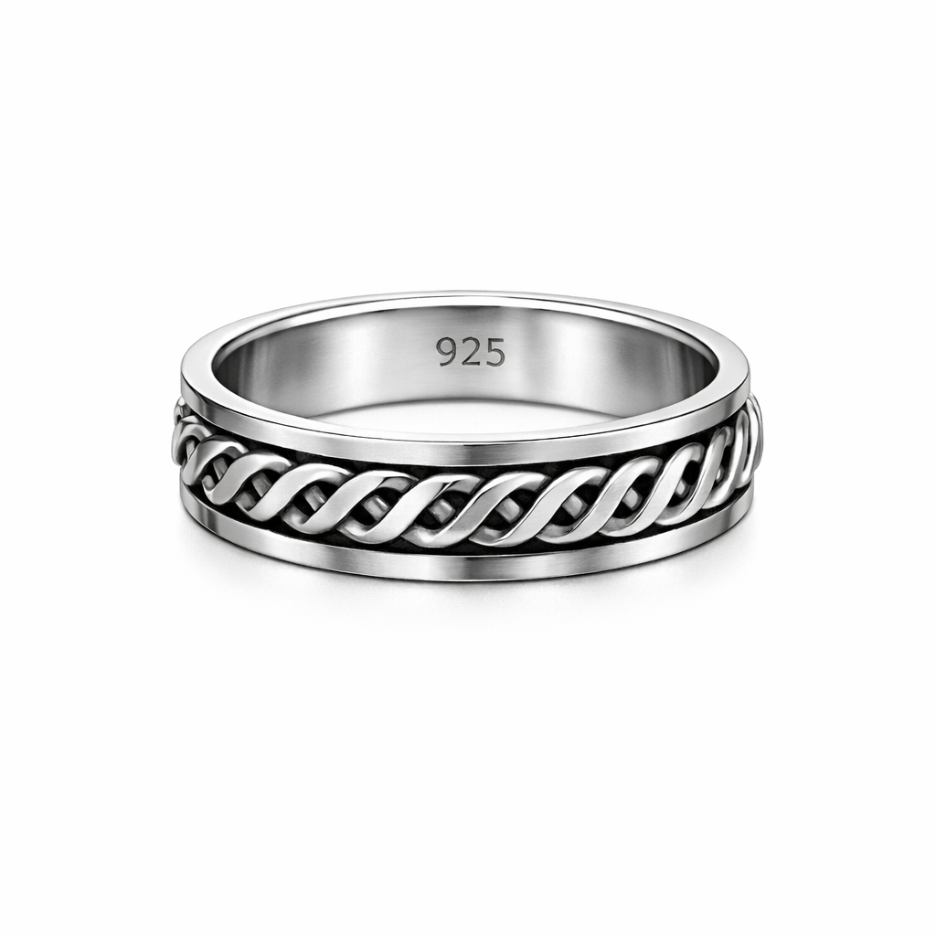 Braided Celtic Heritage Statement Band