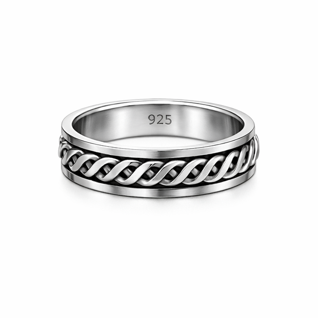 Braided Celtic Heritage Statement Band