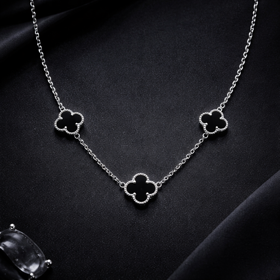 Black Clover Station Pendant Necklace