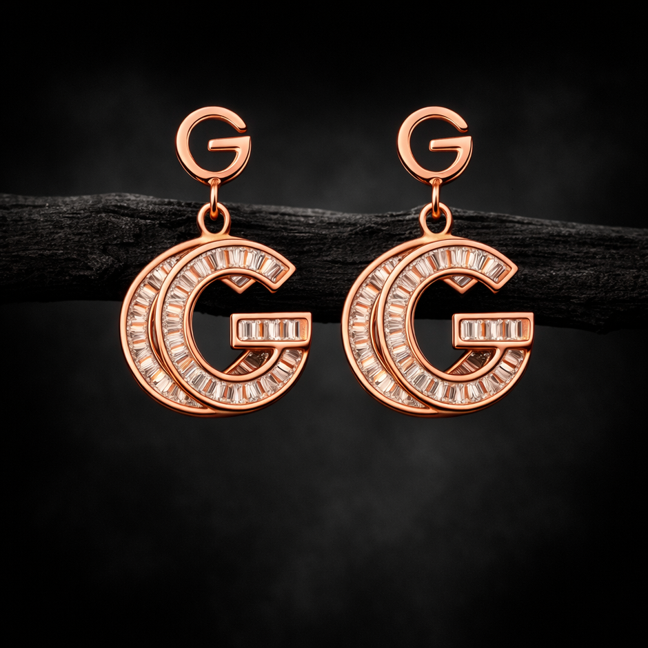 Stylish Alphabet G Drop Earrings