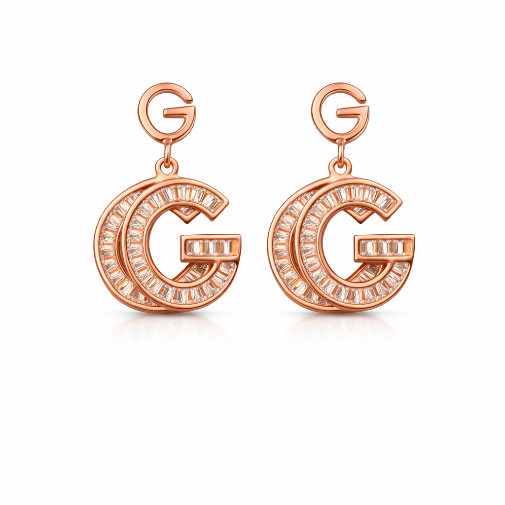 Stylish Alphabet G Drop Earrings