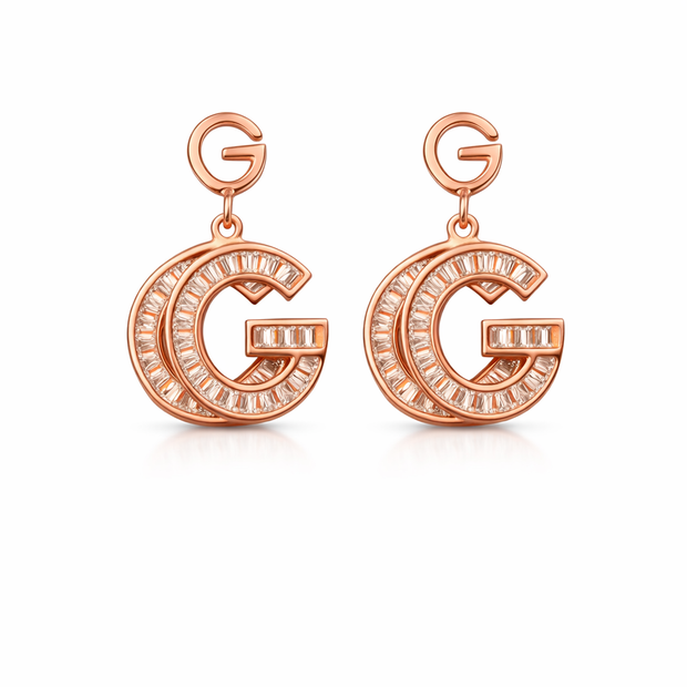 Stylish Alphabet G Drop Earrings
