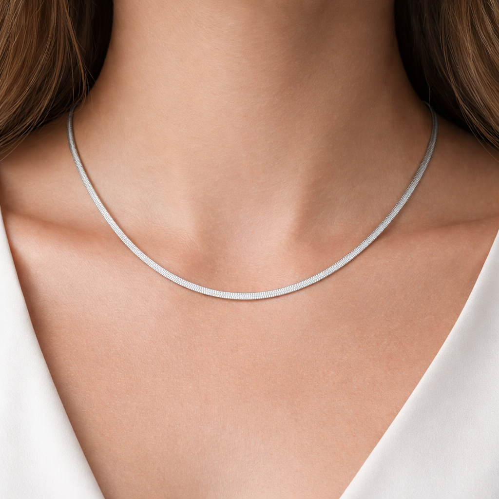 Minimal Snake Chain Necklace