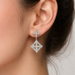 Elegant Floral Drop Earrings Design
