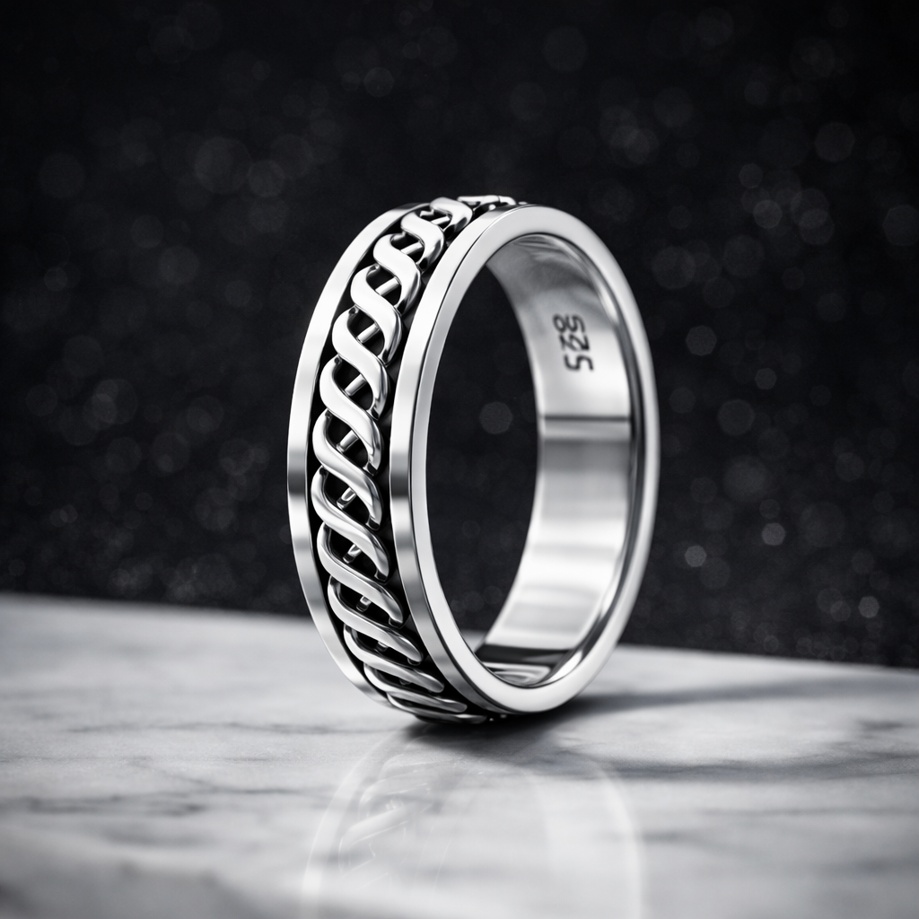 Braided Celtic Heritage Statement Band