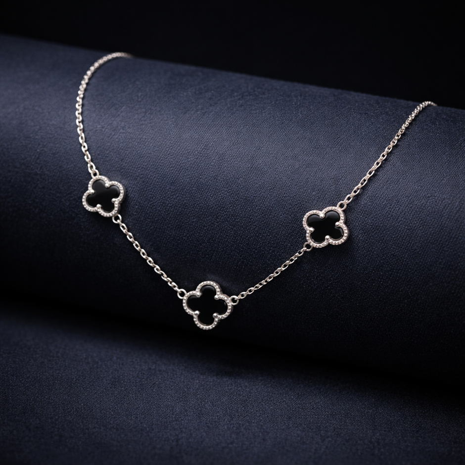 Black Clover Station Pendant Necklace