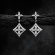 Elegant Floral Drop Earrings Design