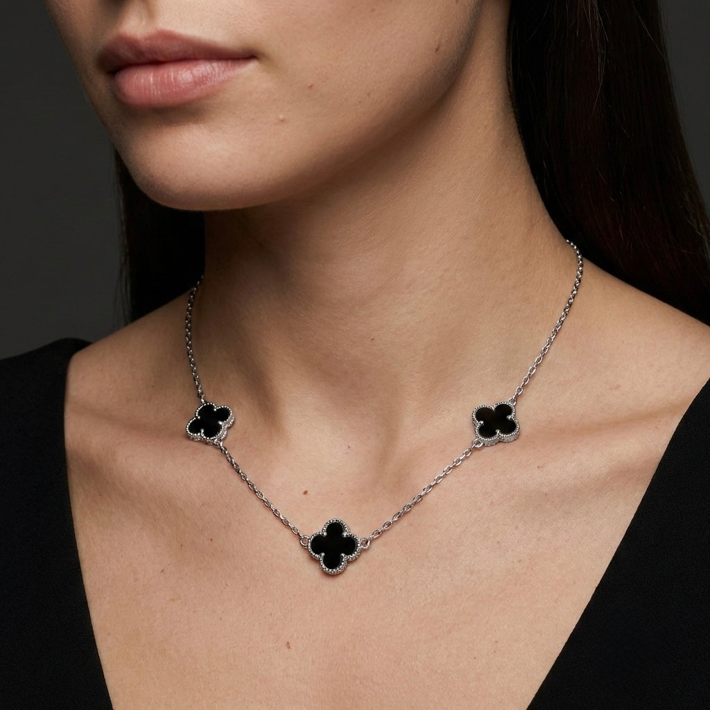 Black Clover Station Pendant Necklace