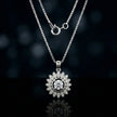 Floral Sunflower Pendant Necklace