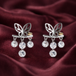 Elegant Butterfly Drop Earrings