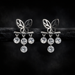Elegant Butterfly Drop Earrings