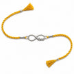 Bro Infinity Silver Rakhi