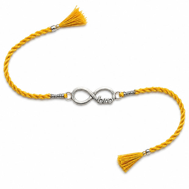 Bro Infinity Silver Rakhi