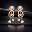 Elegant Rose Gold Drop Earrings