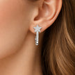Elegant Star Hoop Earrings