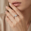 Adjustable Twisted Solitaire Ring
