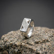 Rhombus Pave Signet Ring