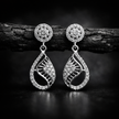 Elegant Teardrop Diamond Style Earrings