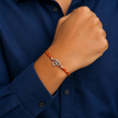 Sacred Om Silver Rakhi