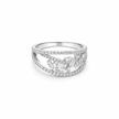 Criss Cross Multi Stone Designer Ring