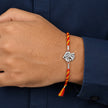 Divine Ganesha Silver Rakhi