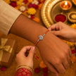 Divine Ganesha Silver Rakhi