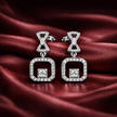 Stylish Geometric Stone Drop Earrings