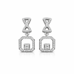 Stylish Geometric Stone Drop Earrings
