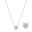 Floral Clover Pendant Necklace