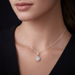 Flame Swirl Pendant Necklace
