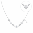 Floral Charm Station Necklace