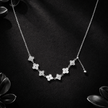 Floral Charm Station Necklace
