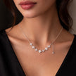Floral Charm Station Necklace