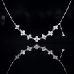Floral Charm Station Necklace